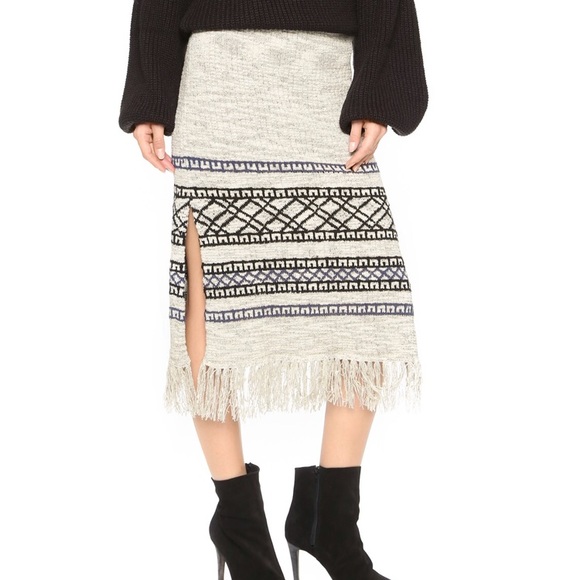 Fringe Sweater Skirt | Poshmark